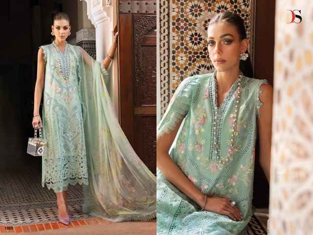 Deepsy Maria B Voyage Lawn 25 Cotton Dress Material 6 pcs Catalogue