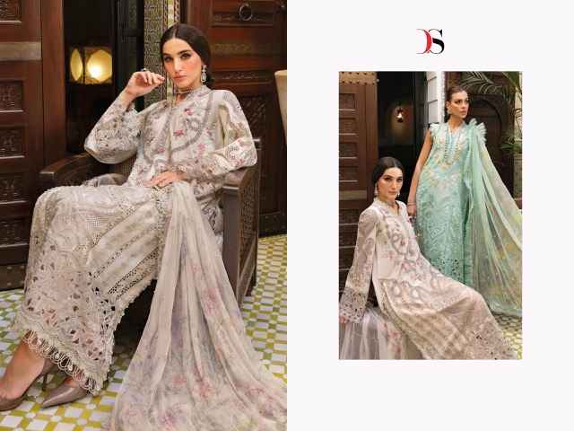Deepsy Maria B Voyage Lawn 25 Cotton Dress Material 6 pcs Catalogue