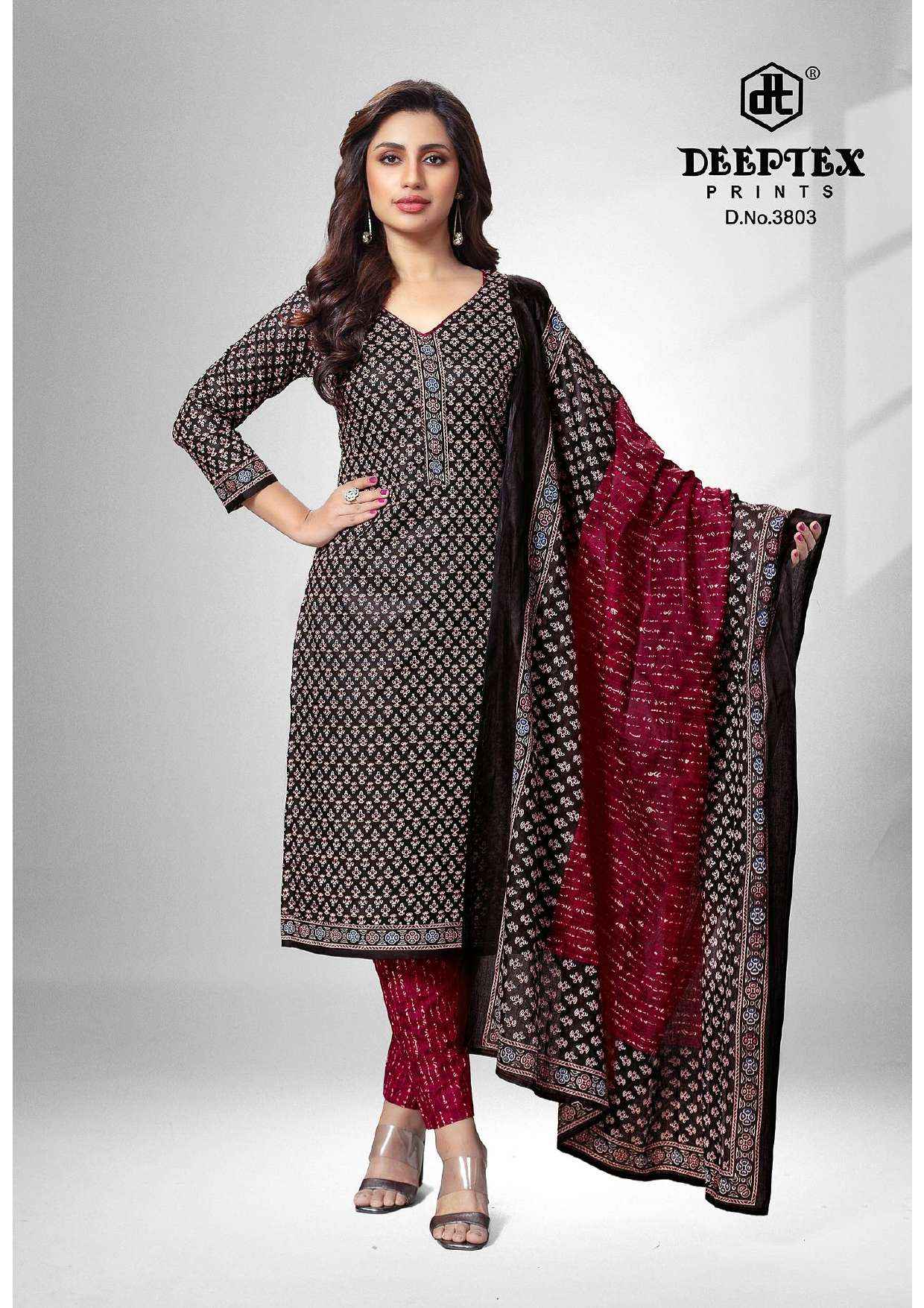 Deeptex Chief Guest Vol 38 Cotton Dress Material 15 pcs Catalogue