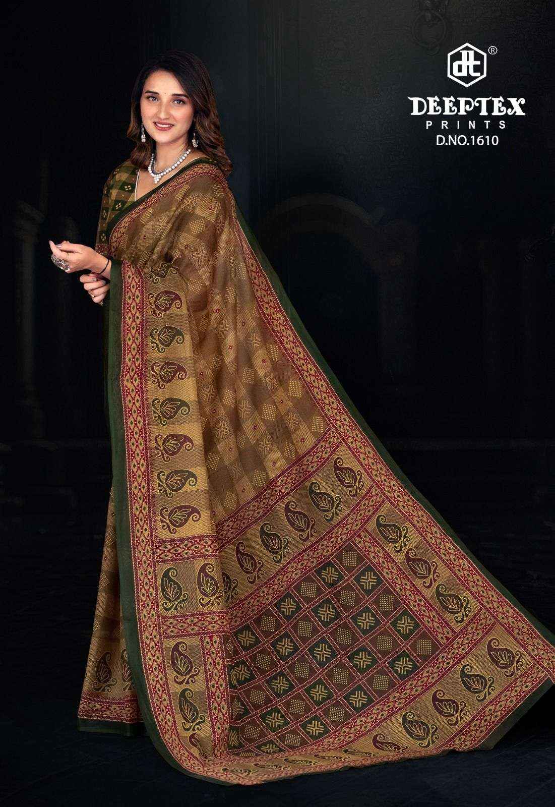 Deeptex Prime Time Vol 16 Cotton Saree 10 pcs Catalogue