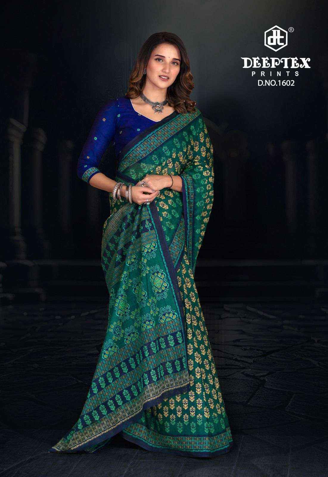 Deeptex Prime Time Vol 16 Cotton Saree 10 pcs Catalogue