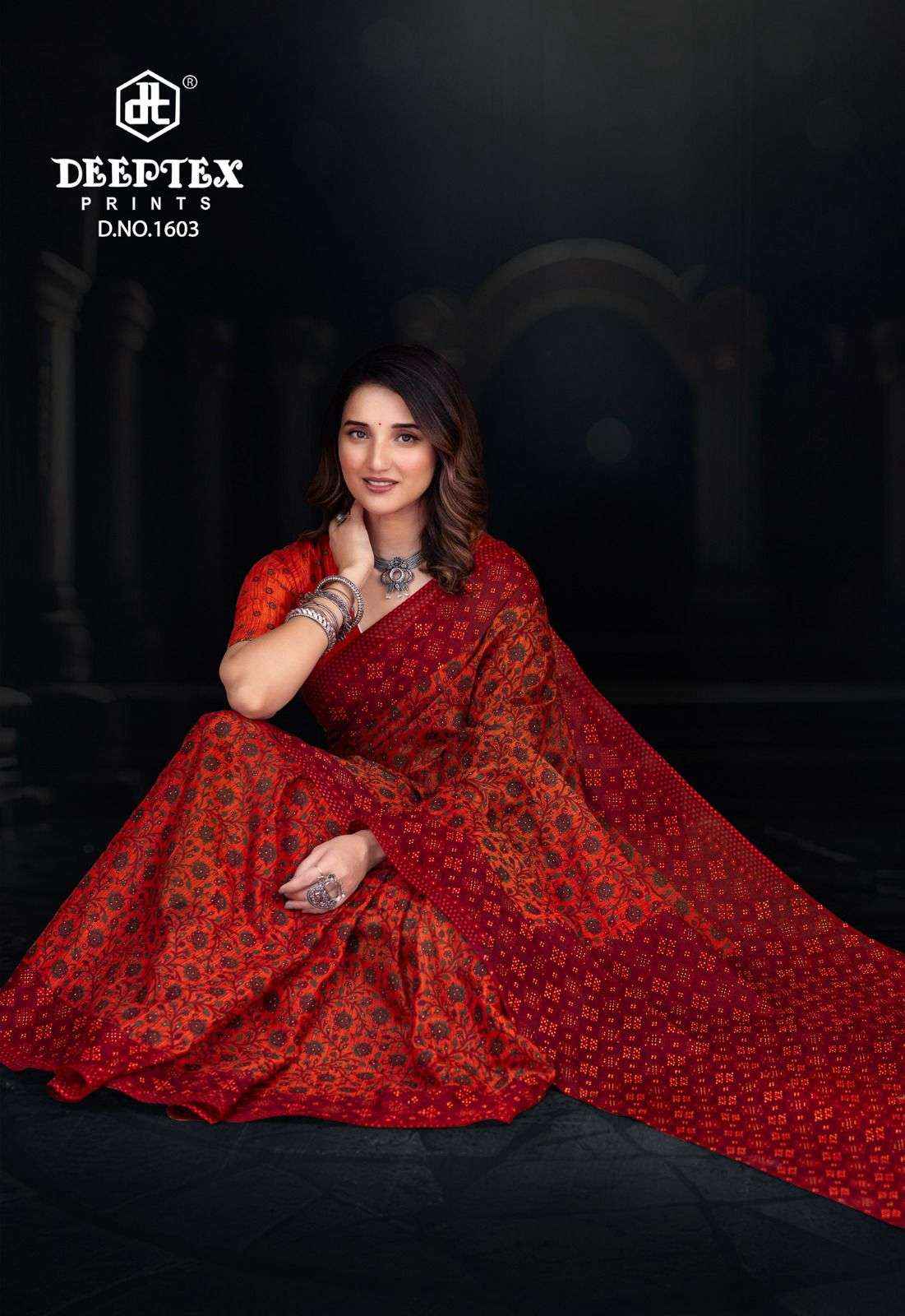 Deeptex Prime Time Vol 16 Cotton Saree 10 pcs Catalogue