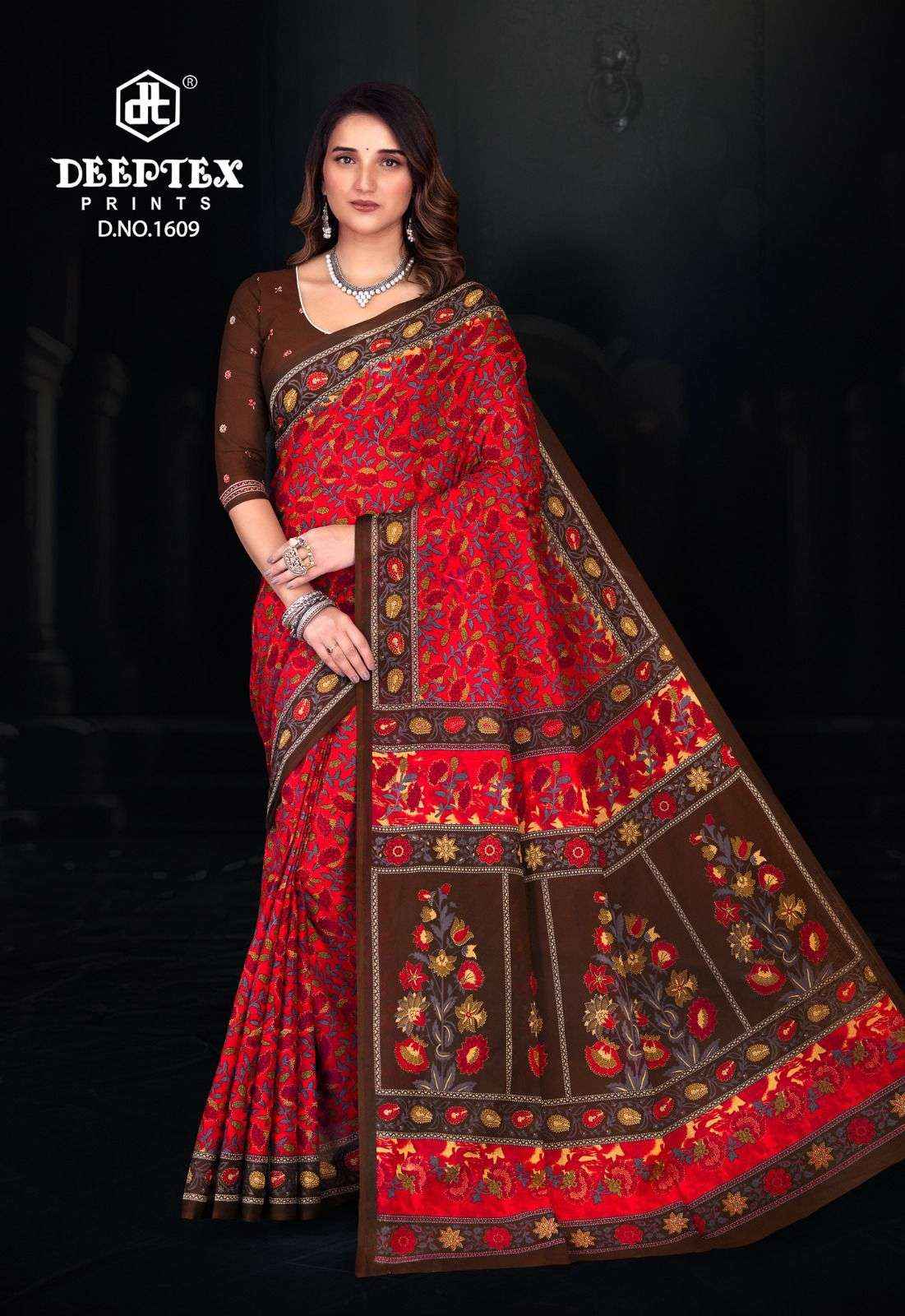 Deeptex Prime Time Vol 16 Cotton Saree 10 pcs Catalogue