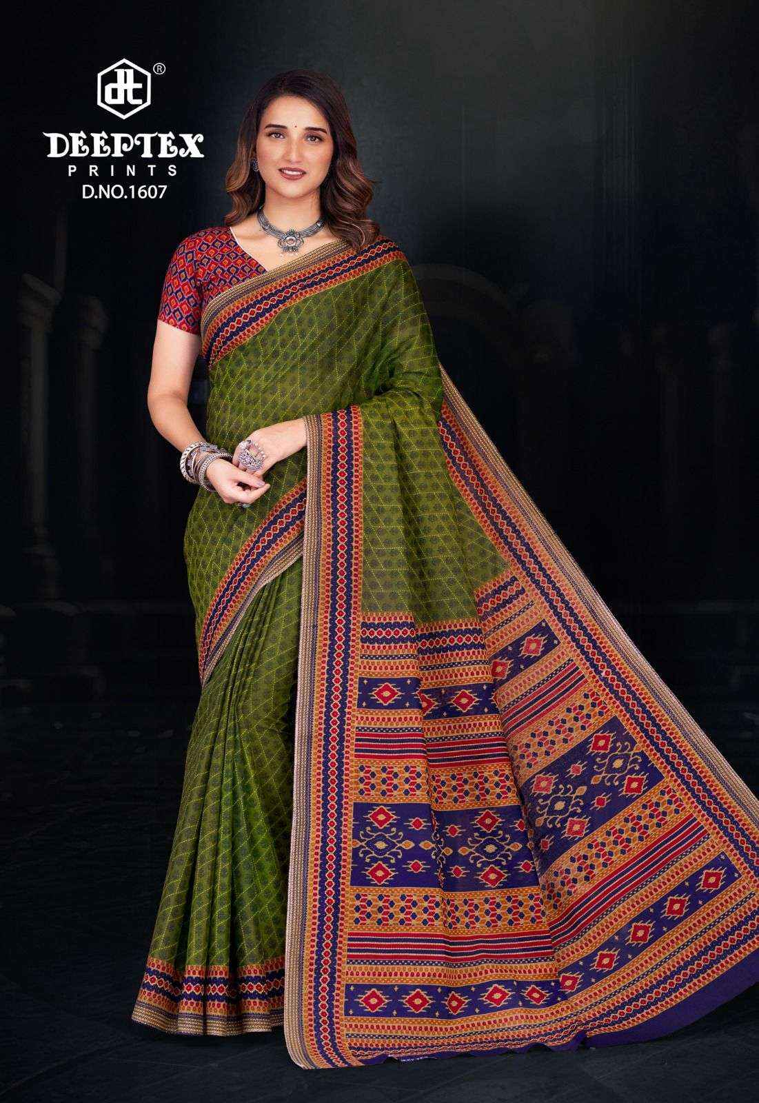 Deeptex Prime Time Vol 16 Cotton Saree 10 pcs Catalogue