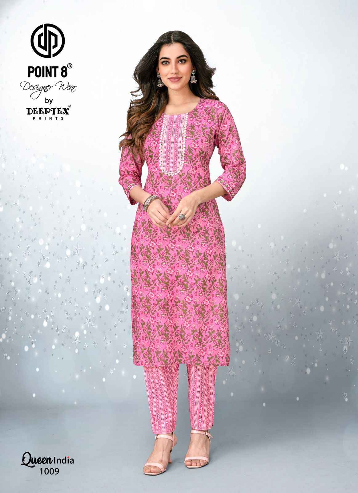 Deeptex Queen India Vol 10 Cotton Kurti With Pant 10 pcs Catalogue