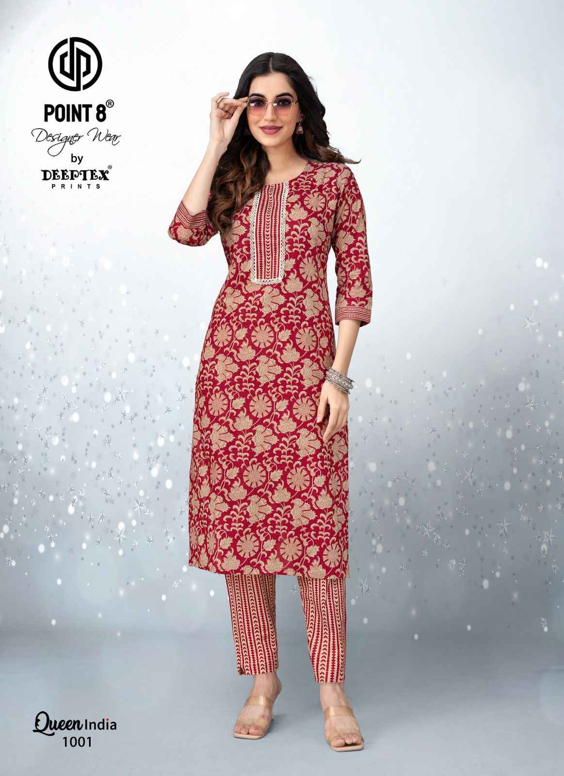 Deeptex Queen India Vol 10 Cotton Kurti With Pant 10 pcs Catalogue