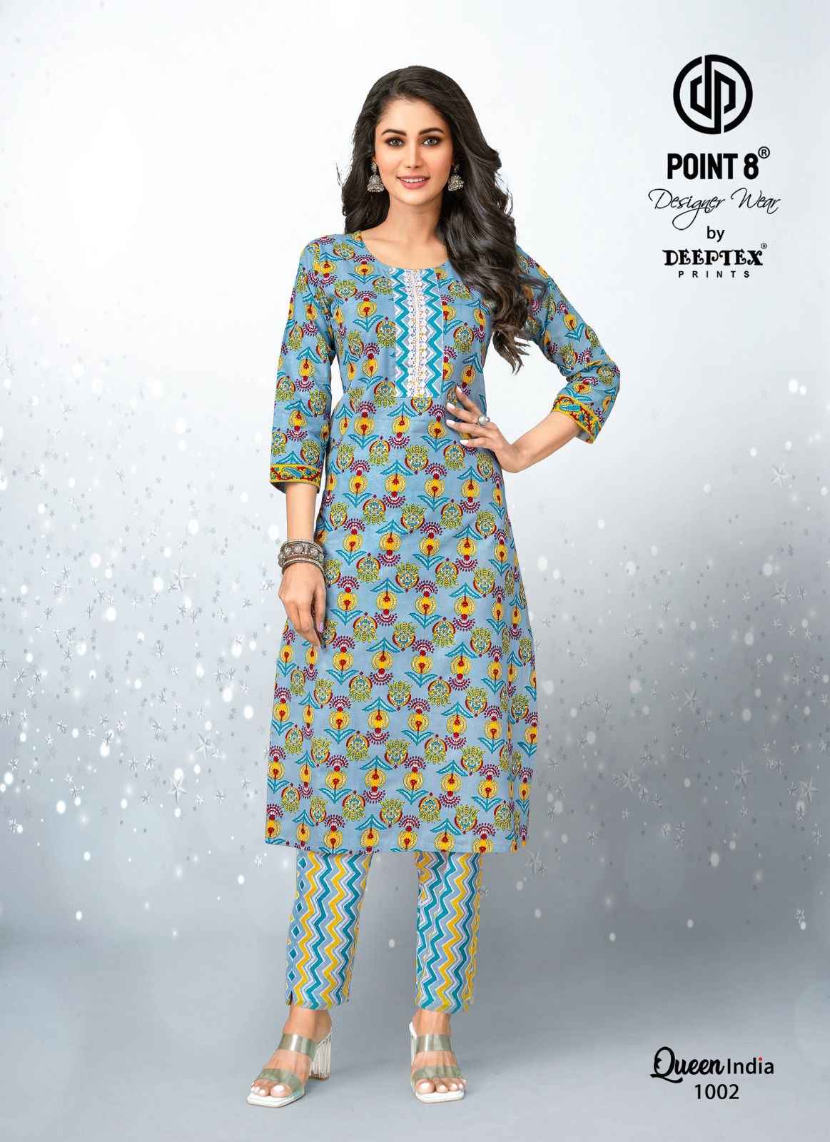 Deeptex Queen India Vol 10 Cotton Kurti With Pant 10 pcs Catalogue