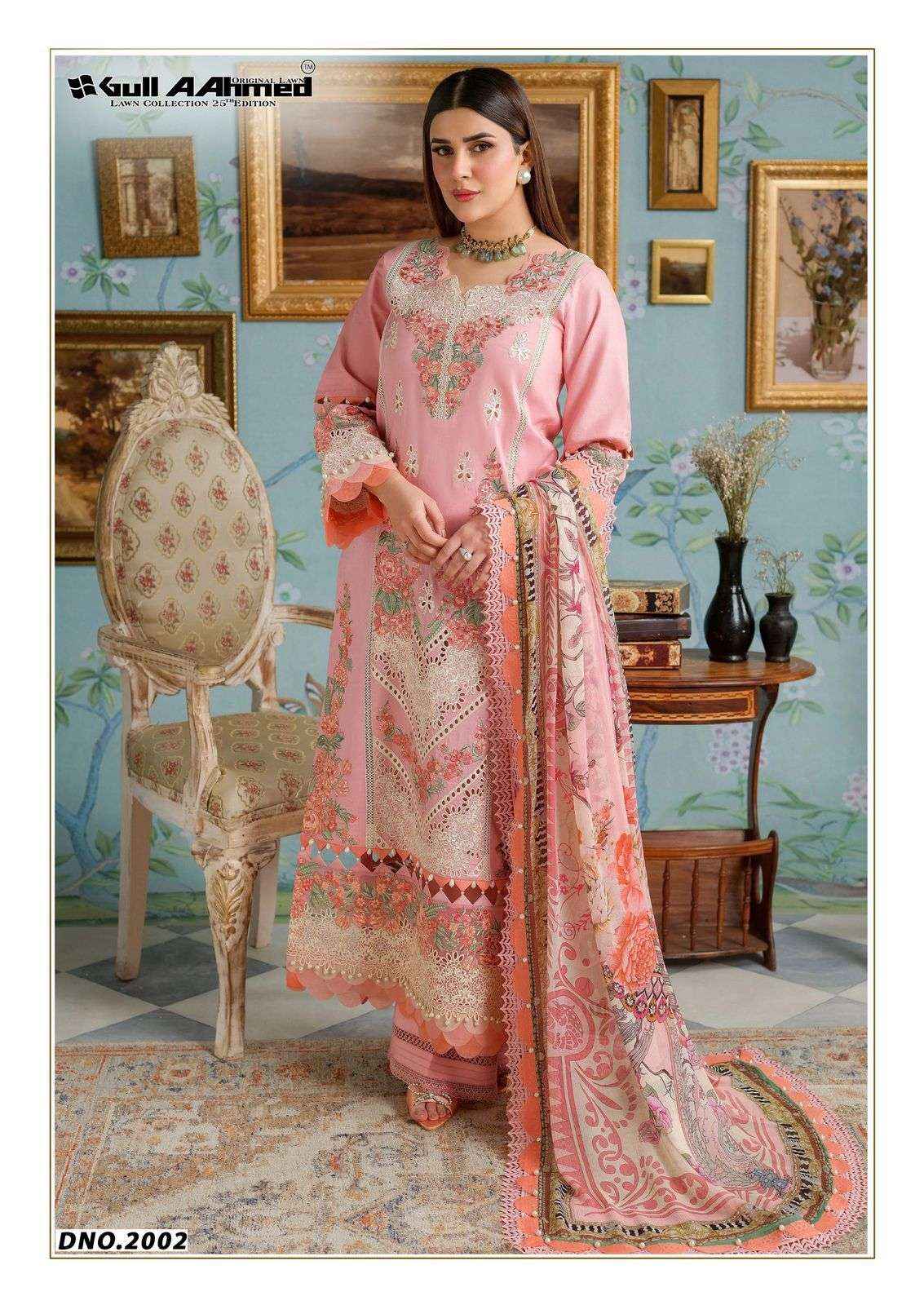 Gull Aahmed Azure Vol 2 Lawn Cotton Dress Material 6 pcs Catalogue