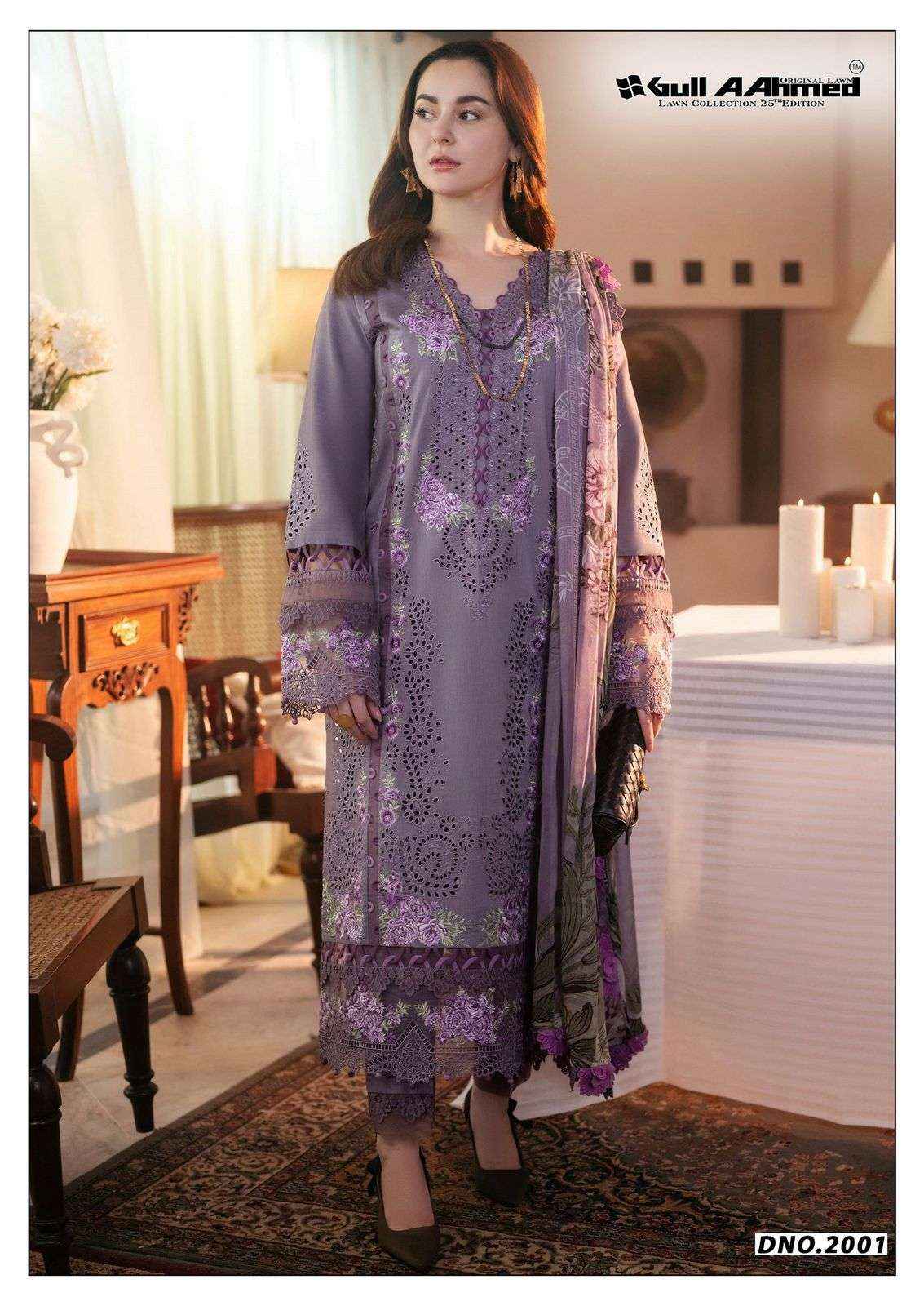 Gull Aahmed Azure Vol 2 Lawn Cotton Dress Material 6 pcs Catalogue