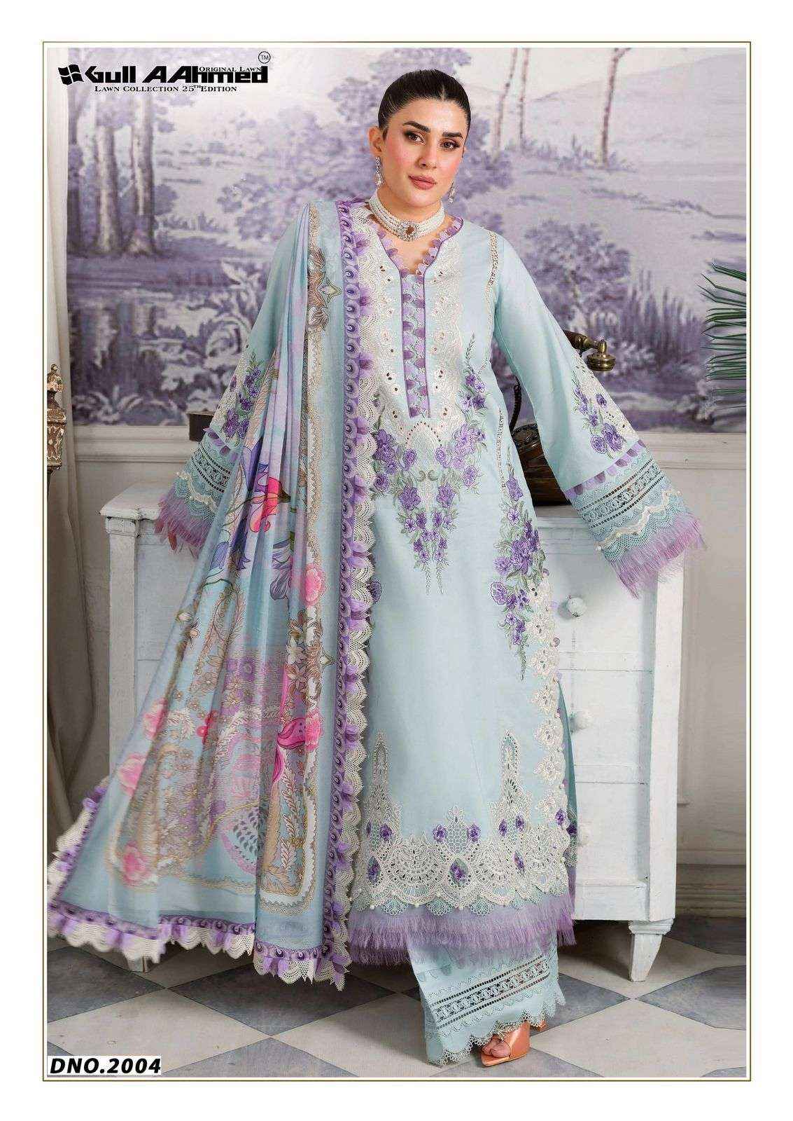 Gull Aahmed Azure Vol 2 Lawn Cotton Dress Material 6 pcs Catalogue