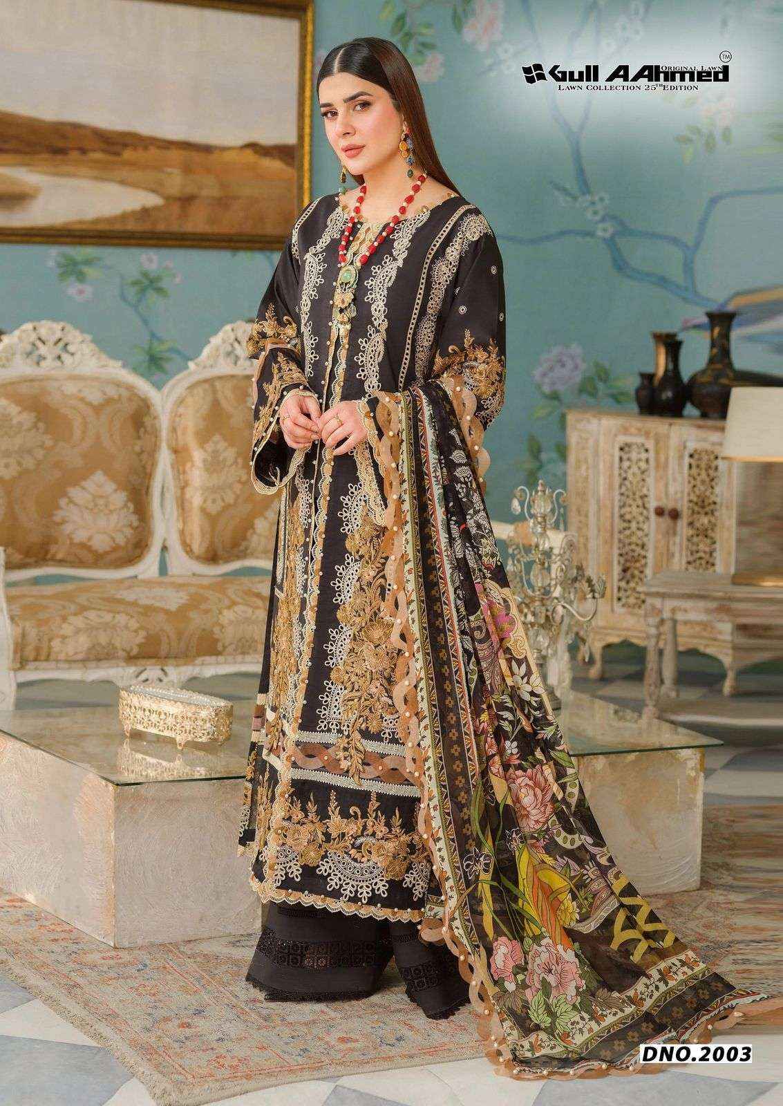 Gull Aahmed Azure Vol 2 Lawn Cotton Dress Material 6 pcs Catalogue
