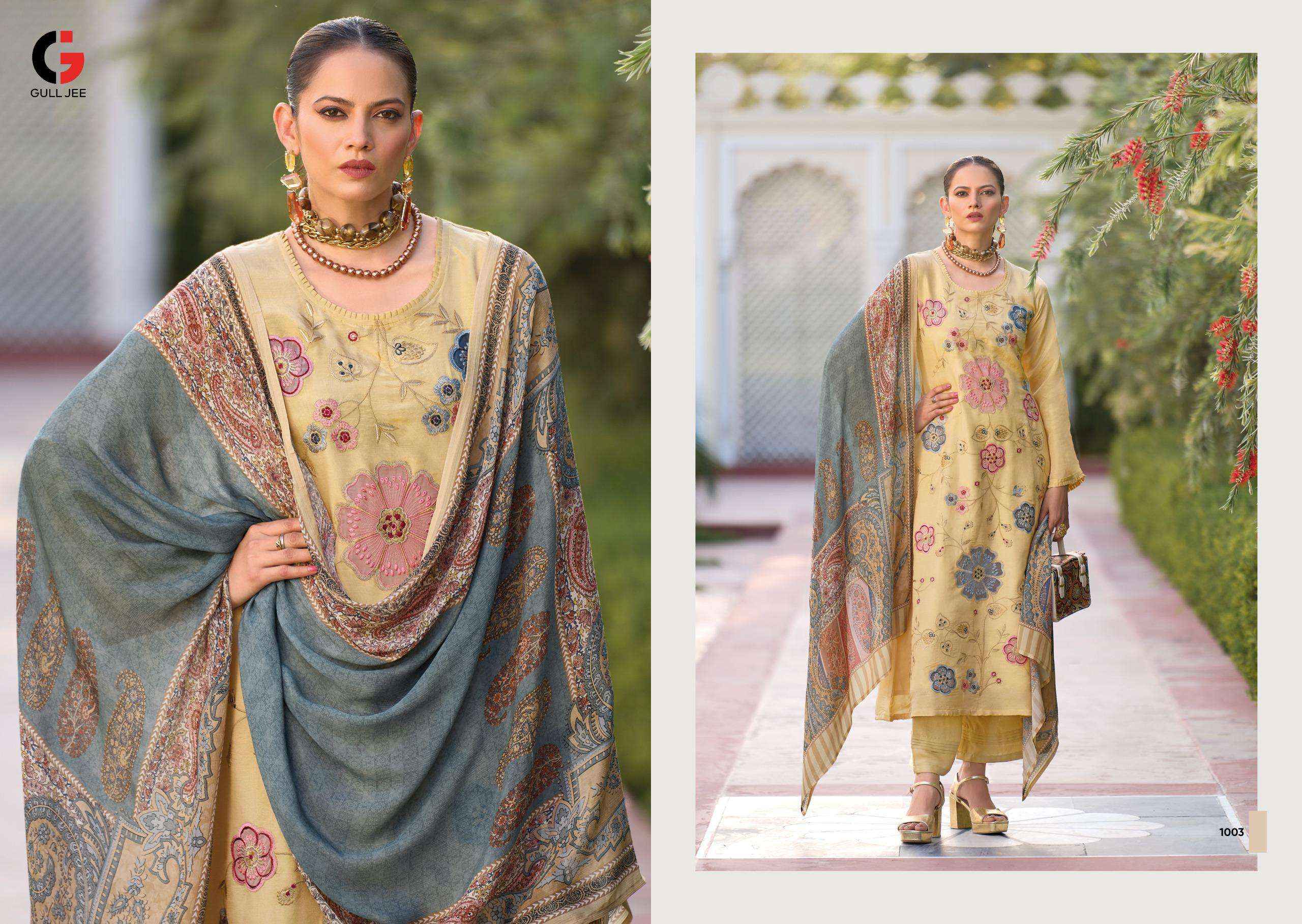 Gull Jee Ikshita Viscouse Dress Material 4 pcs Catalogue