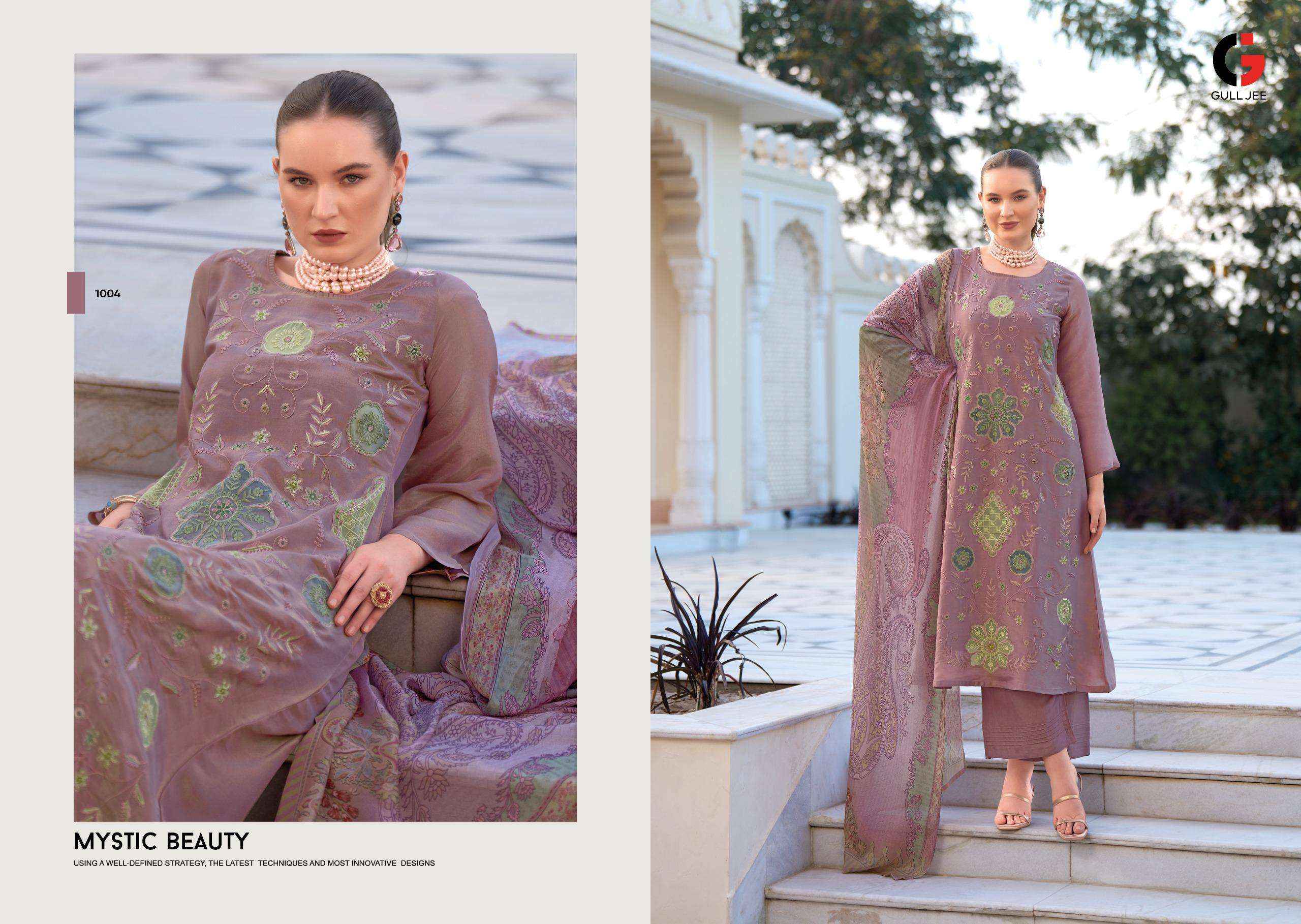 Gull Jee Ikshita Viscouse Dress Material 4 pcs Catalogue