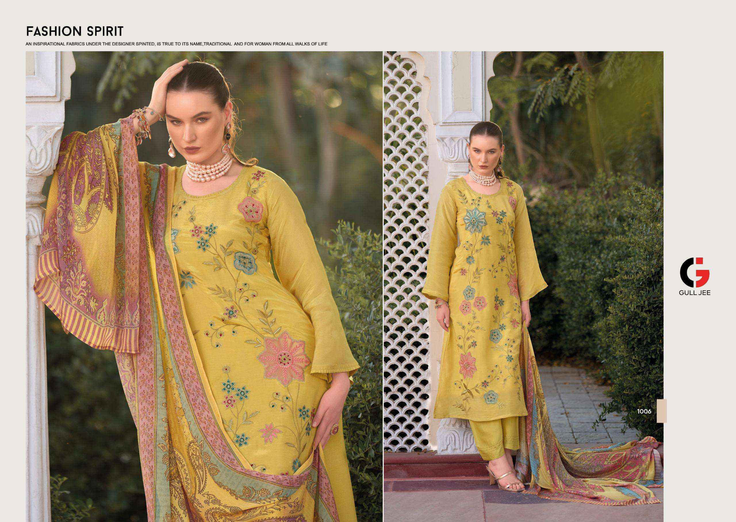 Gull Jee Ikshita Viscouse Dress Material 4 pcs Catalogue