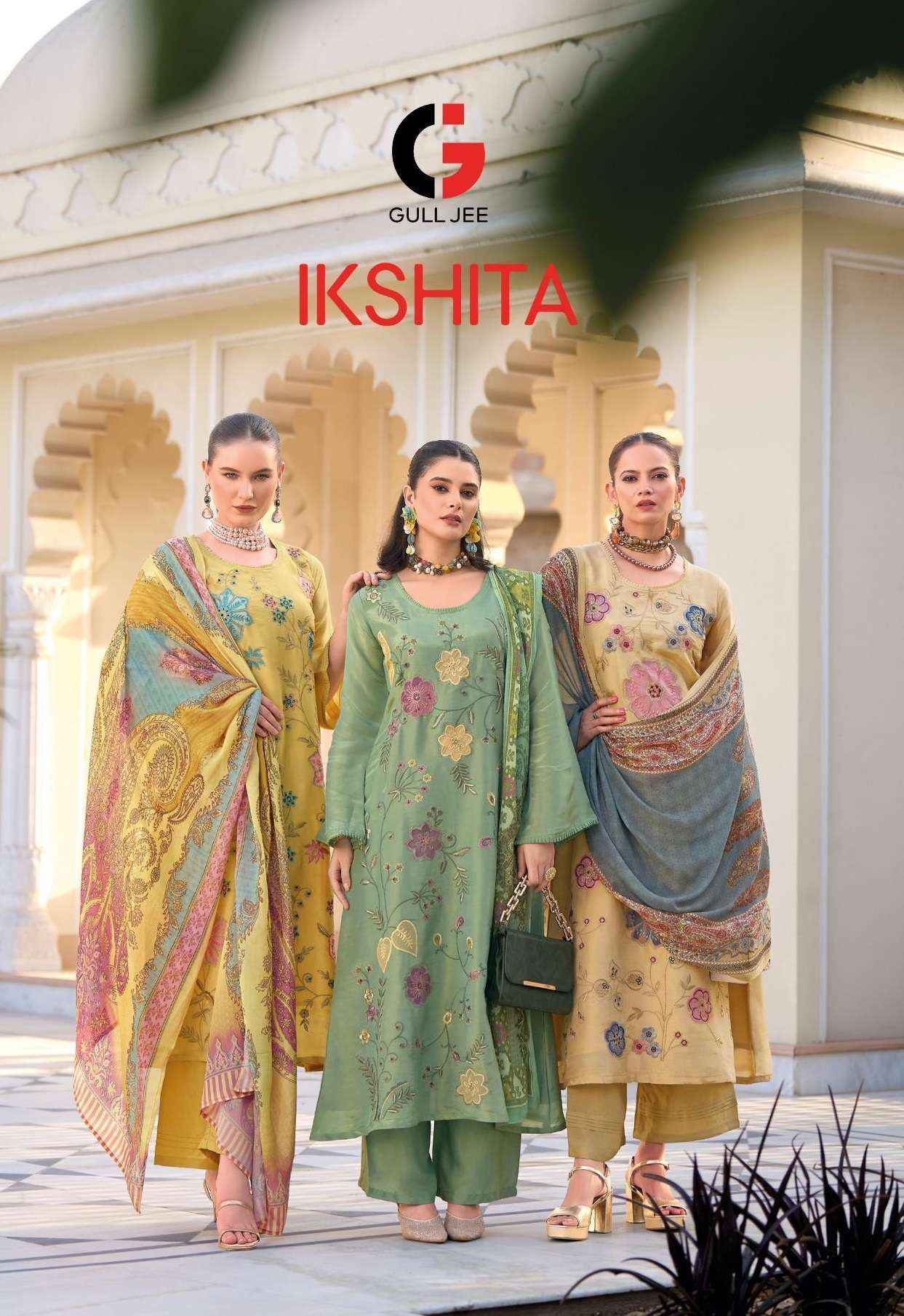 Gull Jee Ikshita Viscouse Dress Material 4 pcs Catalogue