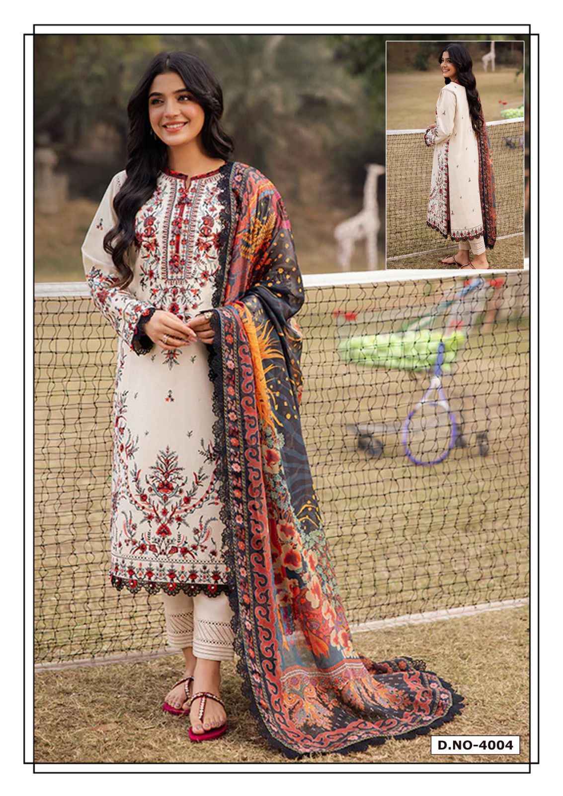 Hala Ramsha Vol 4 Cotton Dress Material 6 pcs Catalogue