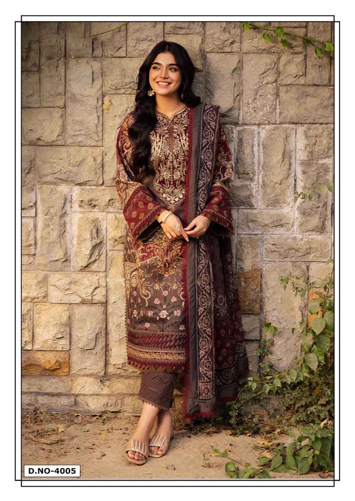 Hala Ramsha Vol 4 Cotton Dress Material 6 pcs Catalogue