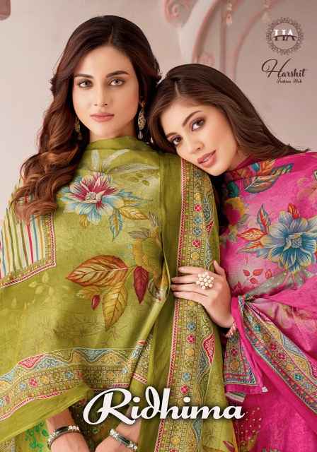 Harshit Fashion Ridhima Zam Cotton Dress Material 6 pcs Catalogue