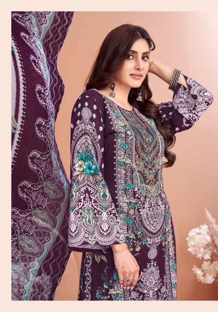 Harshit Fashion Rimsha Viscose Rayon Dress Material 8 pcs Catalogue