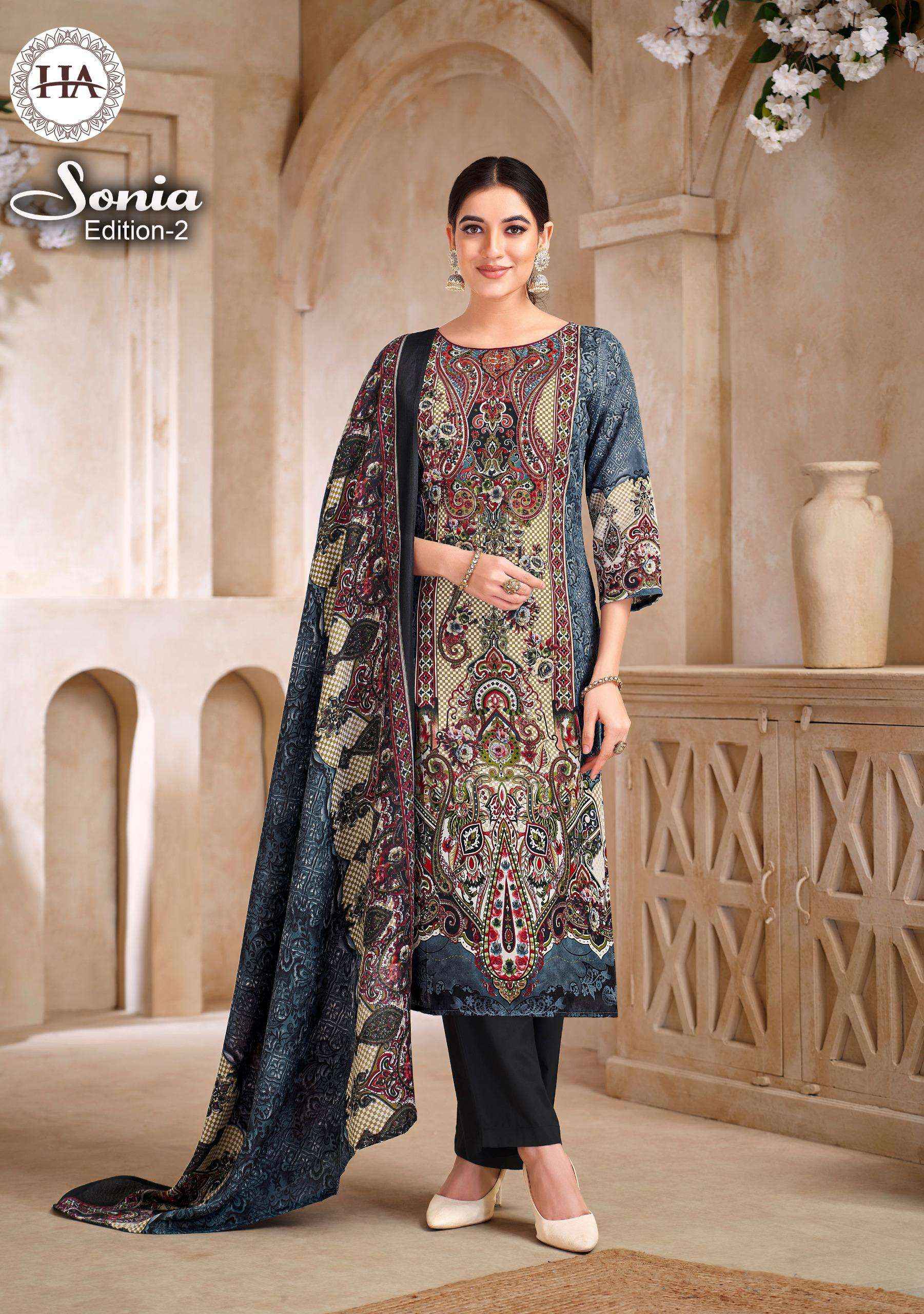 Harshit Fashion Summer Sonia Vol 2 Cotton Dress Material 8 pcs Catalogue