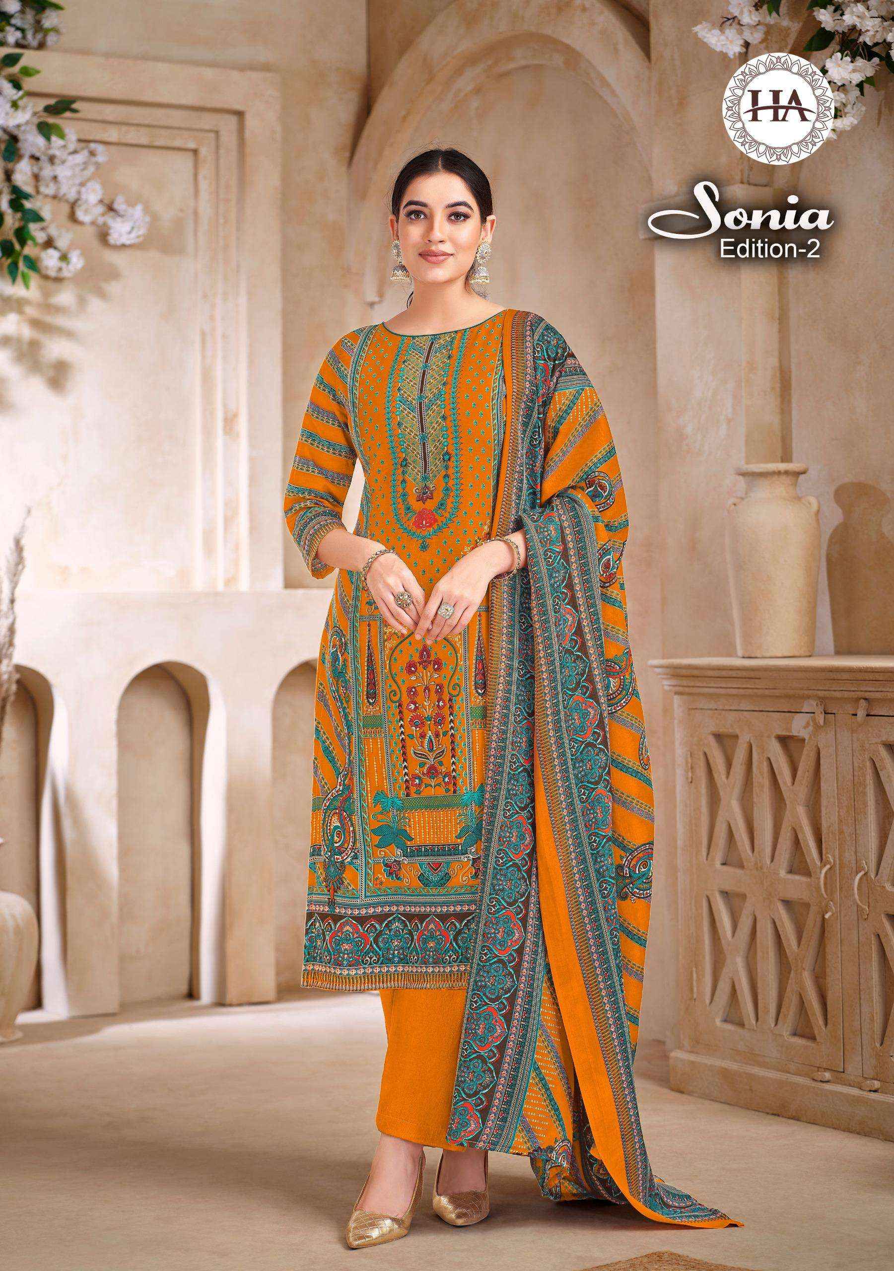 Harshit Fashion Summer Sonia Vol 2 Cotton Dress Material 8 pcs Catalogue