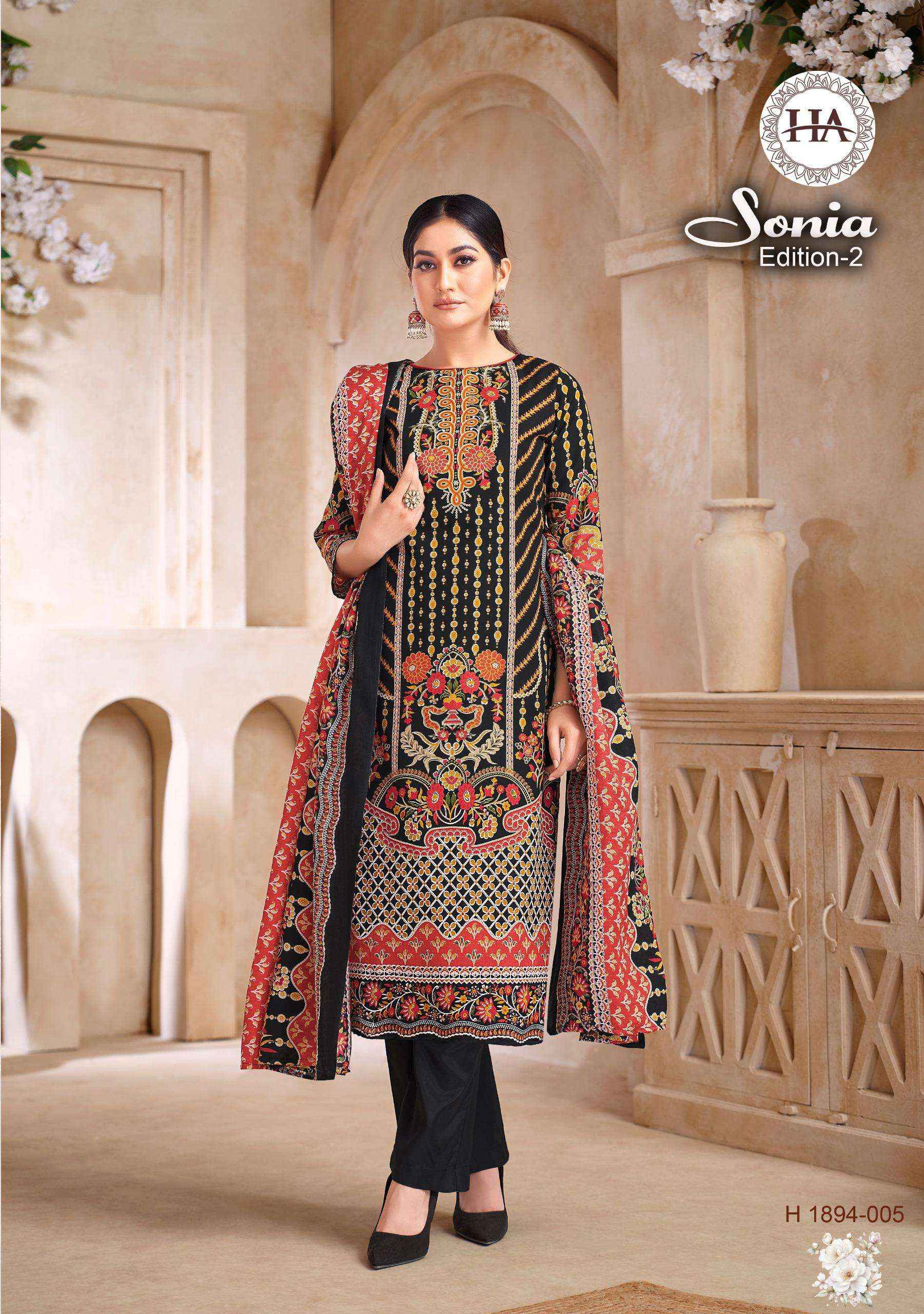 Harshit Fashion Summer Sonia Vol 2 Cotton Dress Material 8 pcs Catalogue