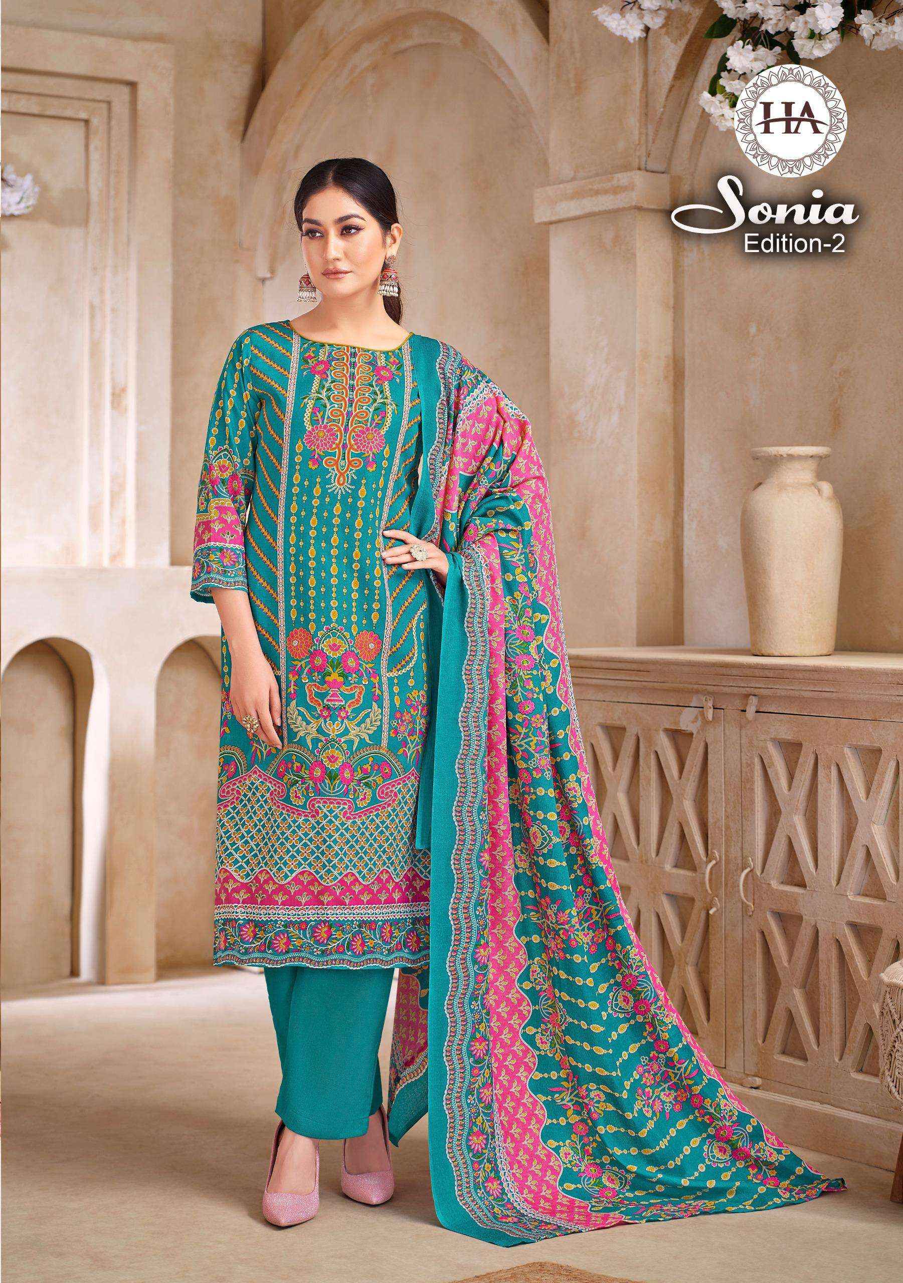 Harshit Fashion Summer Sonia Vol 2 Cotton Dress Material 8 pcs Catalogue