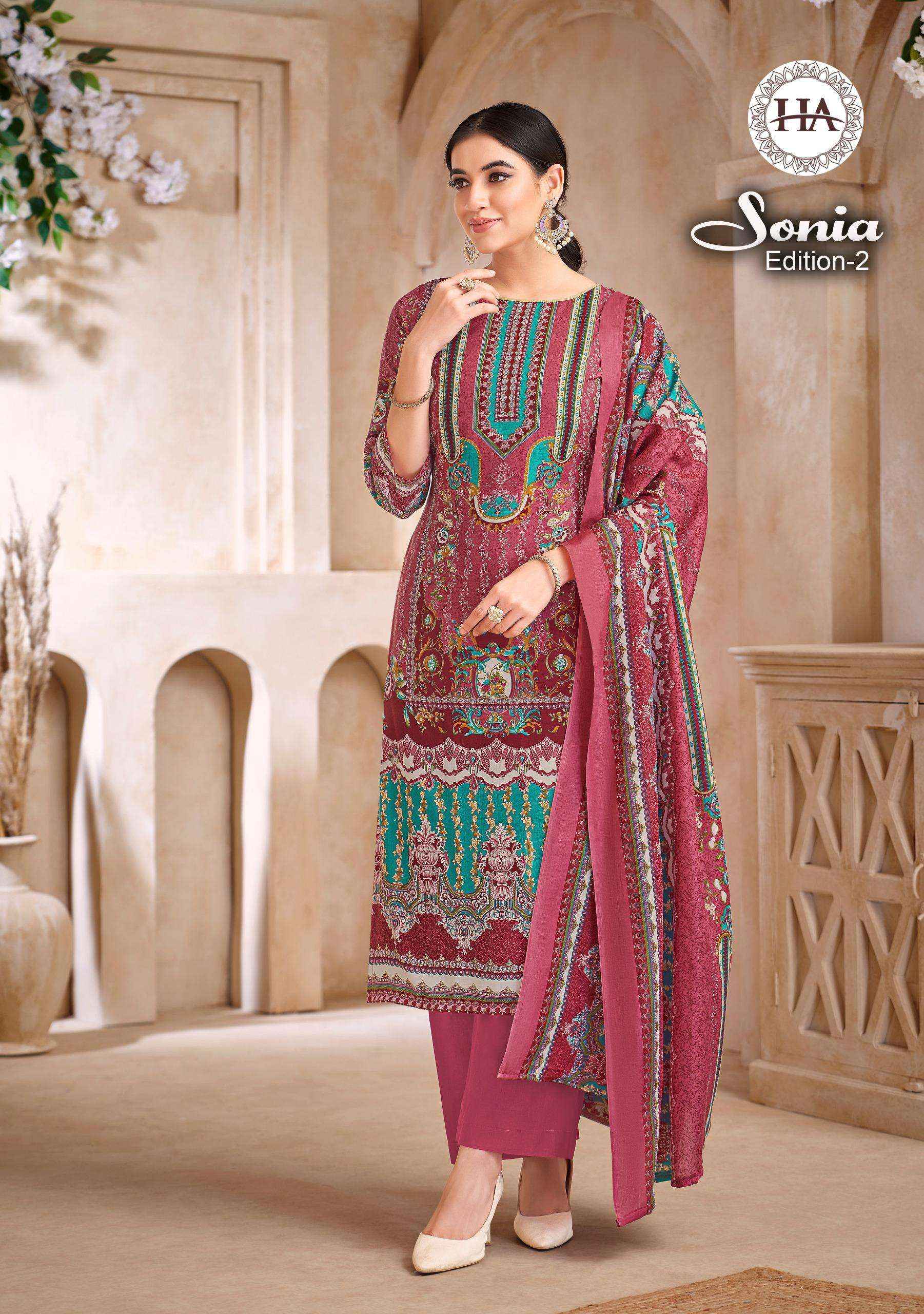 Harshit Fashion Summer Sonia Vol 2 Cotton Dress Material 8 pcs Catalogue