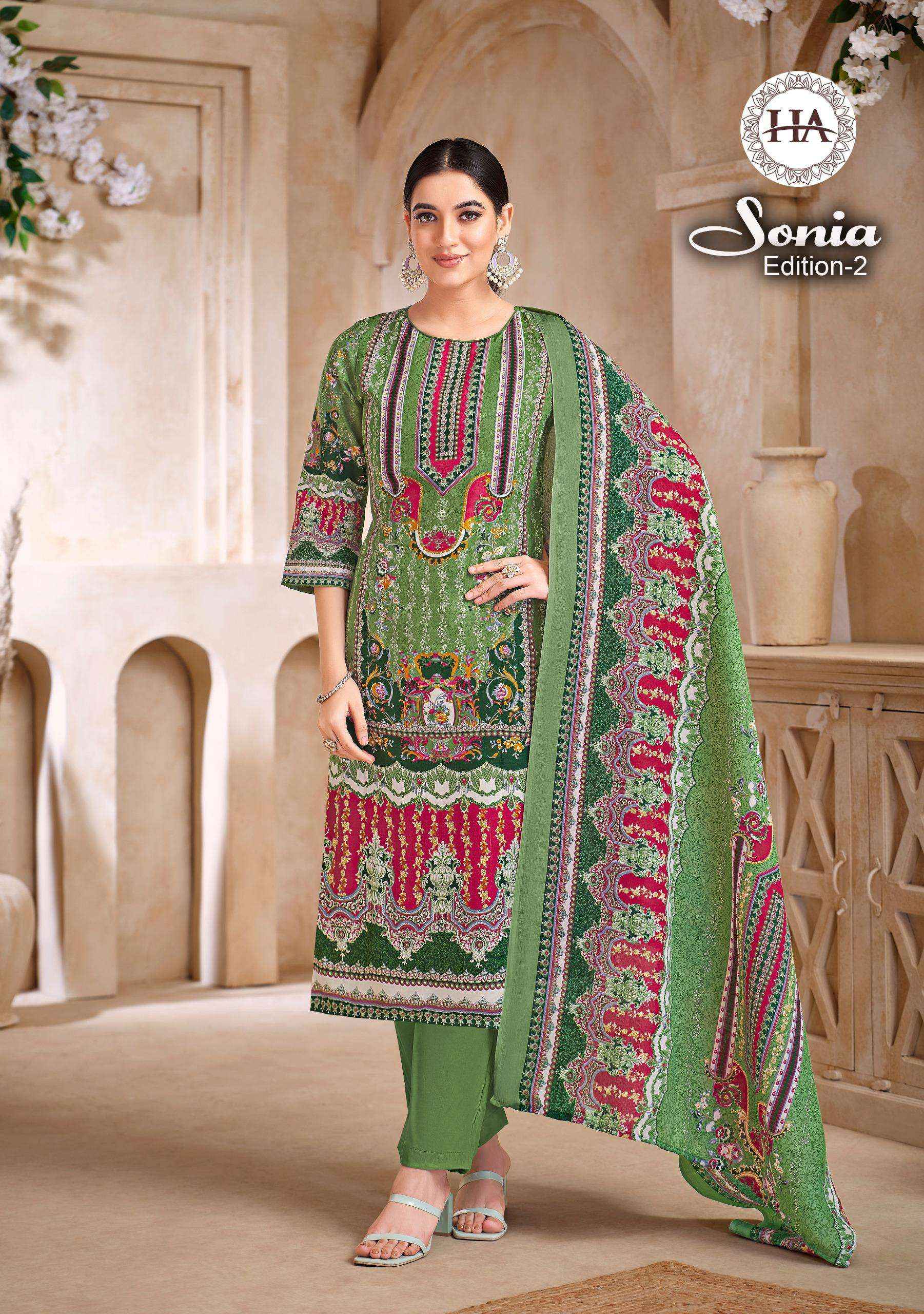 Harshit Fashion Summer Sonia Vol 2 Cotton Dress Material 8 pcs Catalogue