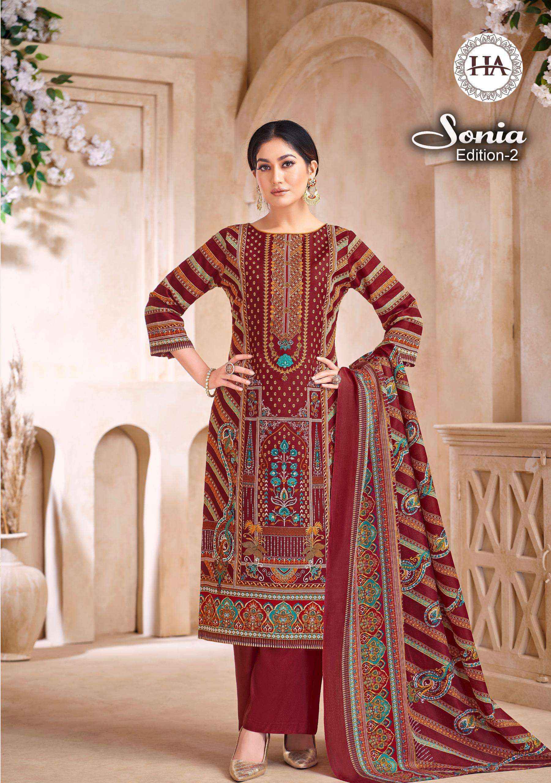 Harshit Fashion Summer Sonia Vol 2 Cotton Dress Material 8 pcs Catalogue