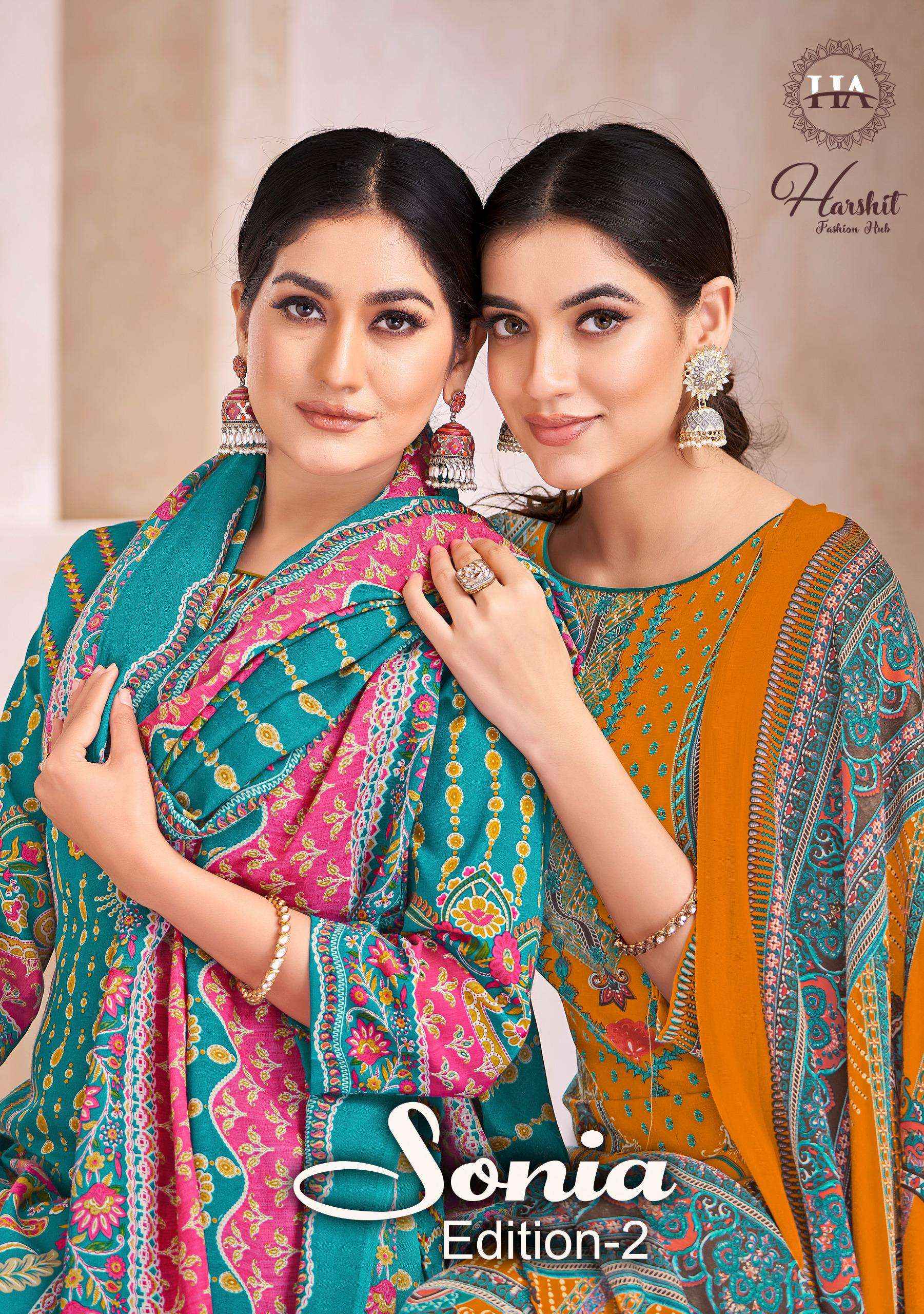 Harshit Fashion Summer Sonia Vol 2 Cotton Dress Material 8 pcs Catalogue