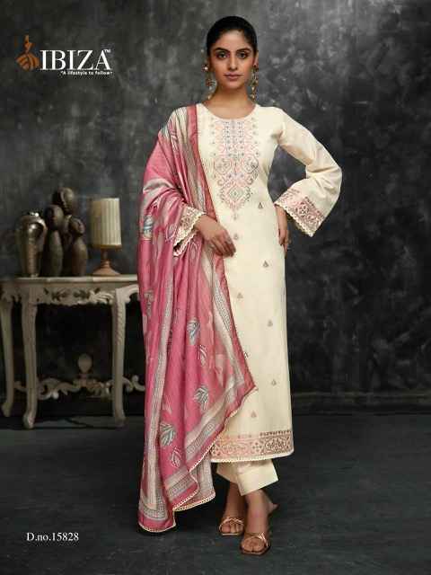 Ibiza Bosco Vol 9 Lawn Cotton Dress Material 4 Pc Catalogue