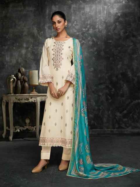 Ibiza Bosco Vol 9 Lawn Cotton Dress Material 4 Pc Catalogue