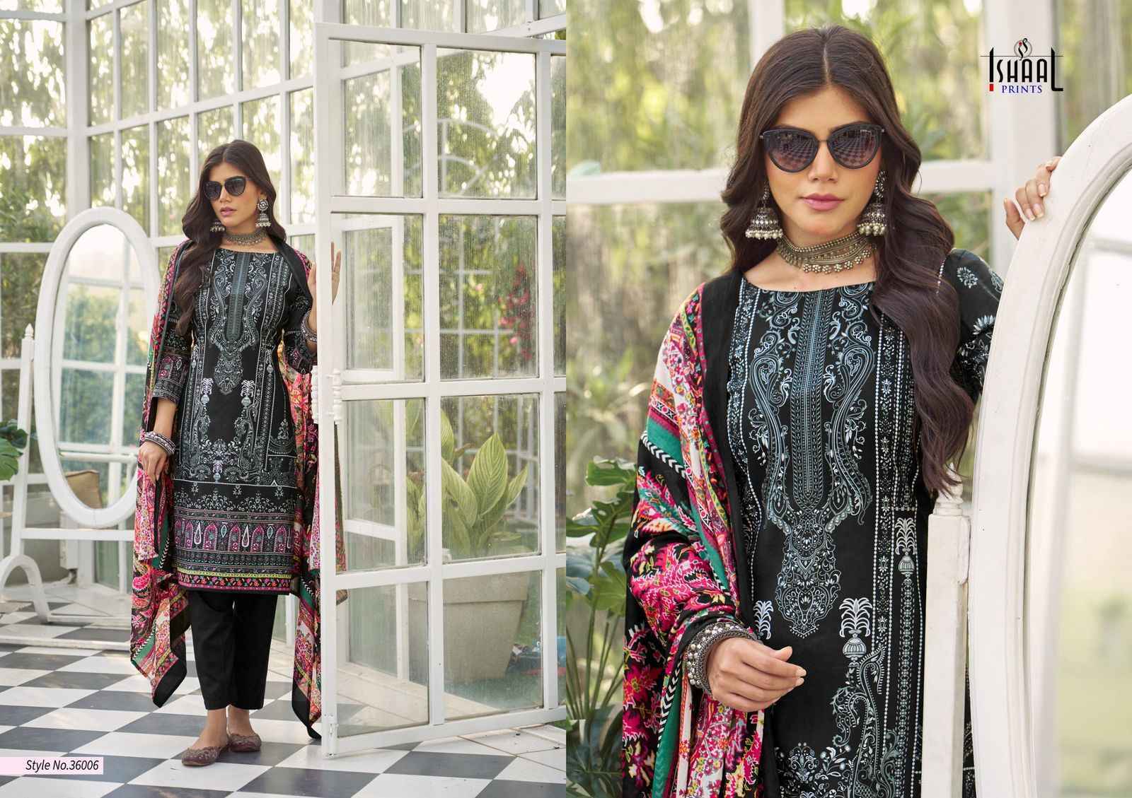 Ishaal Prints Gulmohar Vol 36 Lawn Dress Material 10 Pc Catalouge
