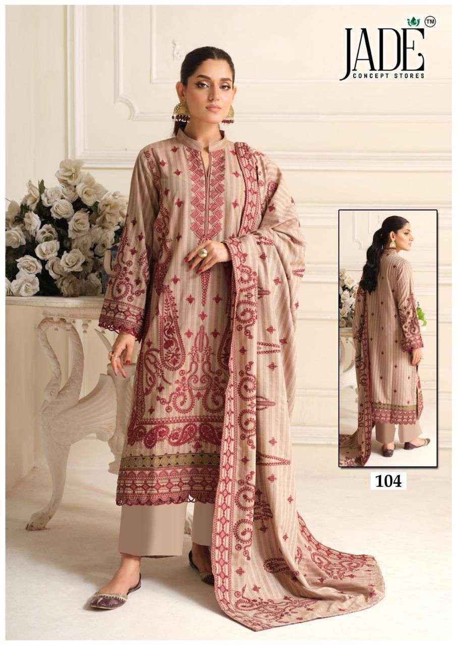 Jade Chevron Vol 11 Readymade Lawn Cotton Dress 6 Pcs Catalogue