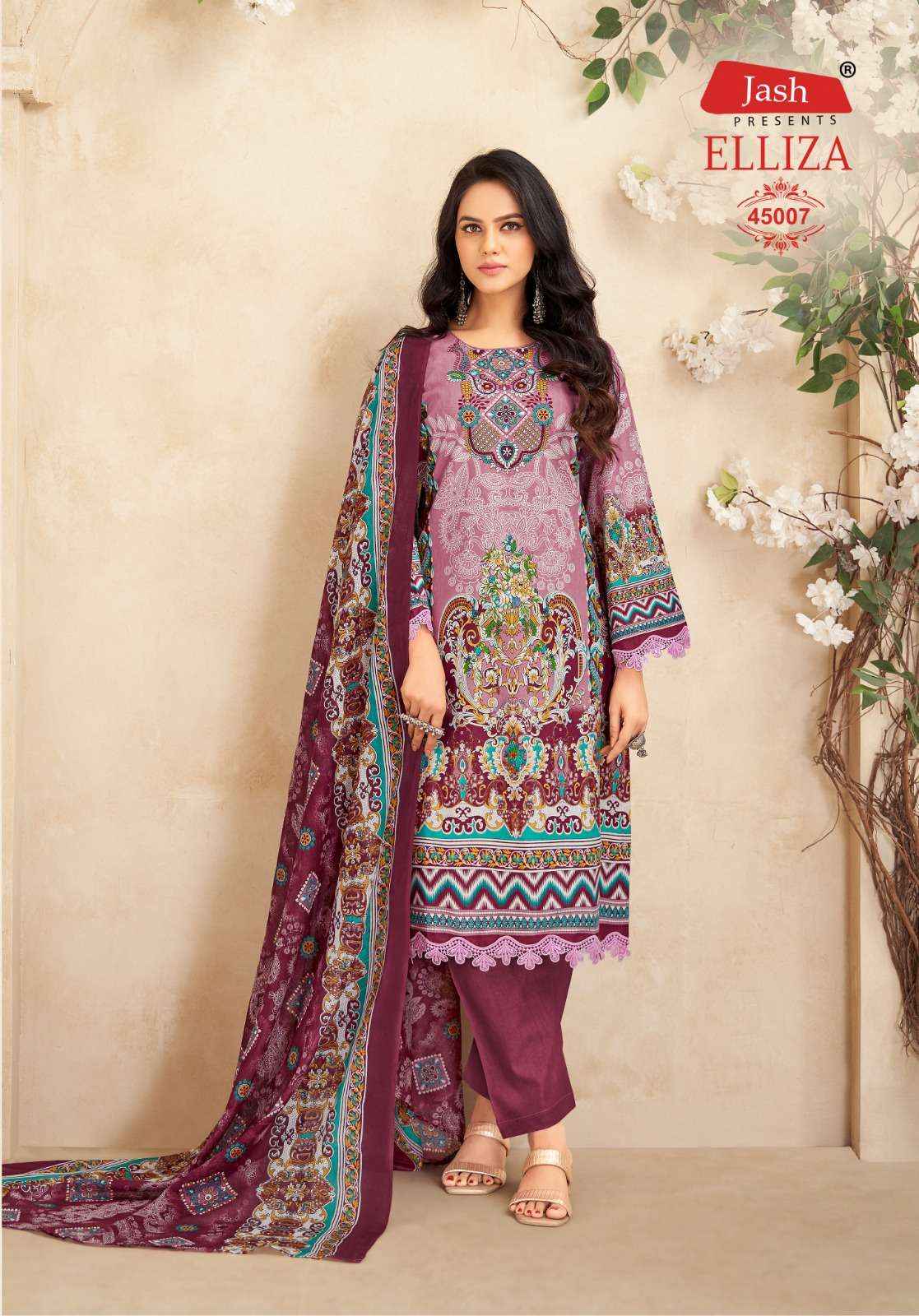 Jash Elliza Vol 45 Cotton Dress Material 10 pcs Catalogue