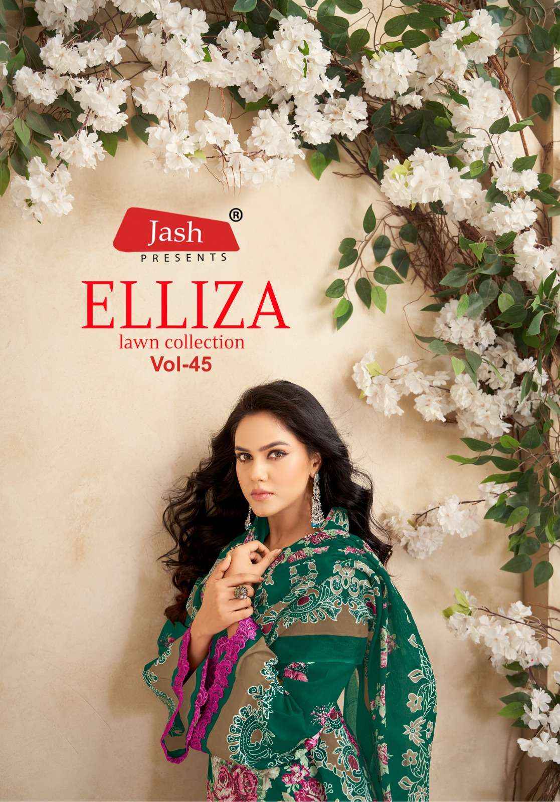 Jash Elliza Vol 45 Cotton Dress Material 10 pcs Catalogue