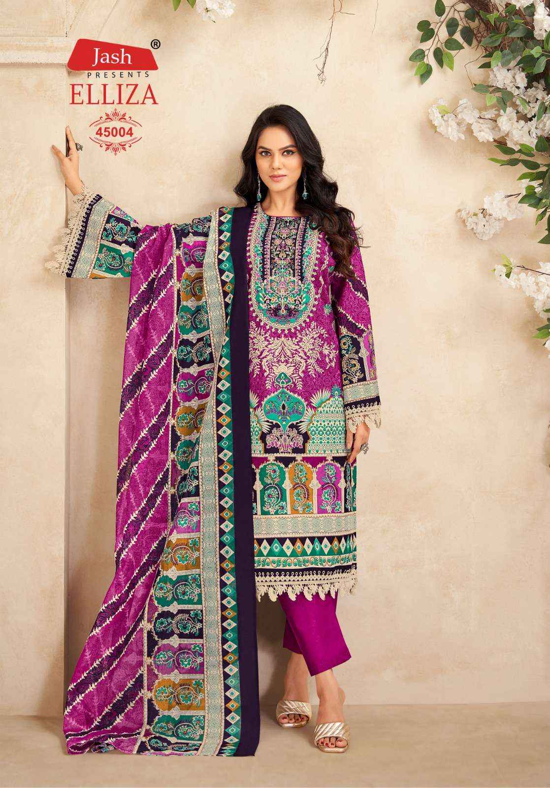 Jash Elliza Vol 45 Cotton Dress Material 10 pcs Catalogue
