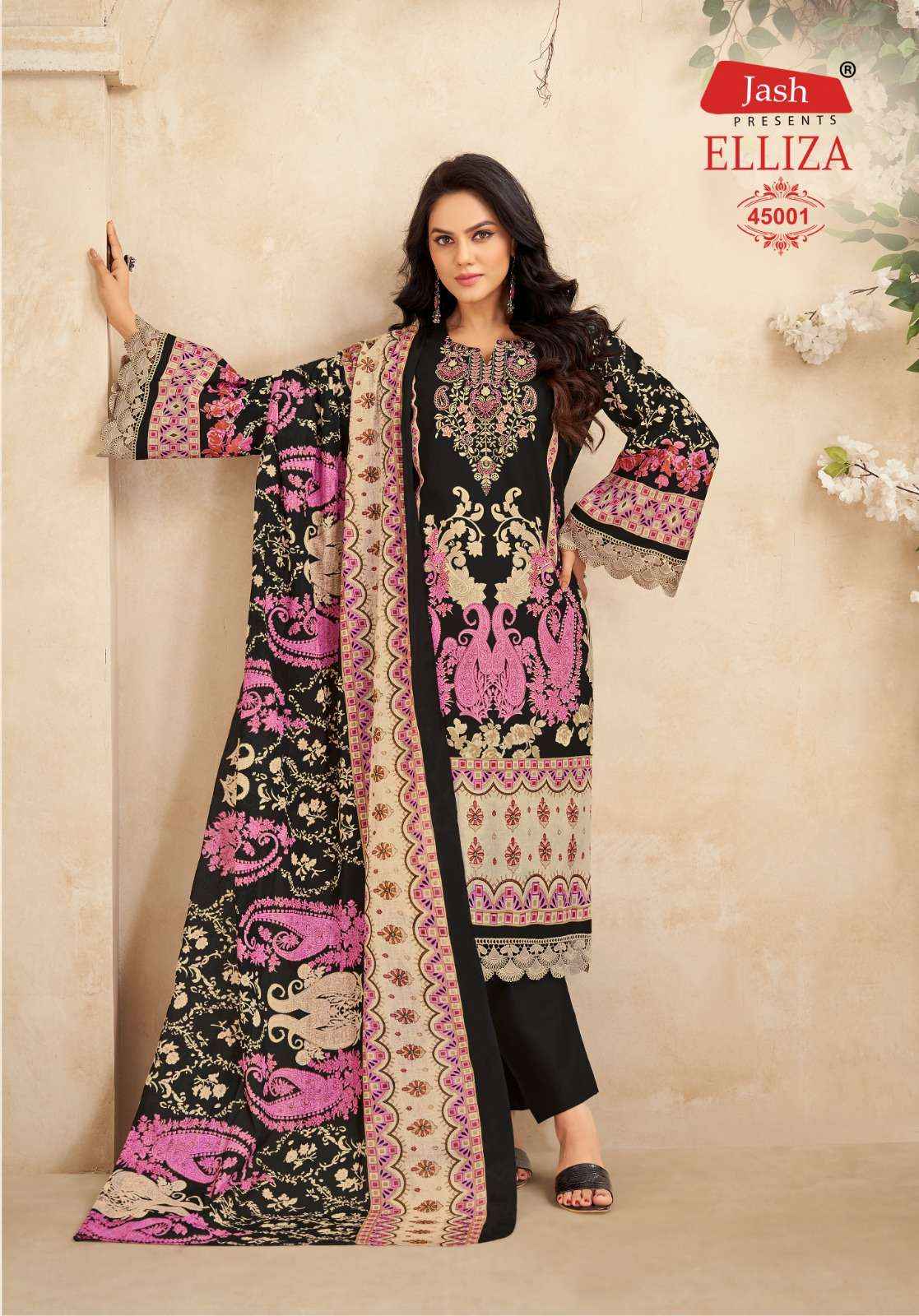 Jash Elliza Vol 45 Cotton Dress Material 10 pcs Catalogue