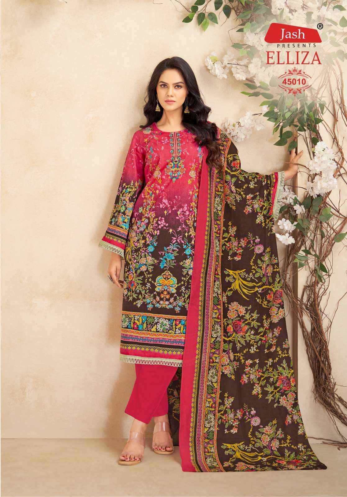 Jash Elliza Vol 45 Cotton Dress Material 10 pcs Catalogue