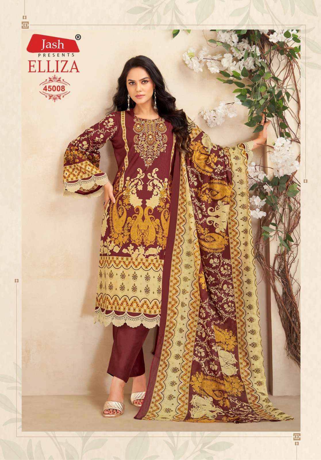 Jash Elliza Vol 45 Cotton Dress Material 10 pcs Catalogue