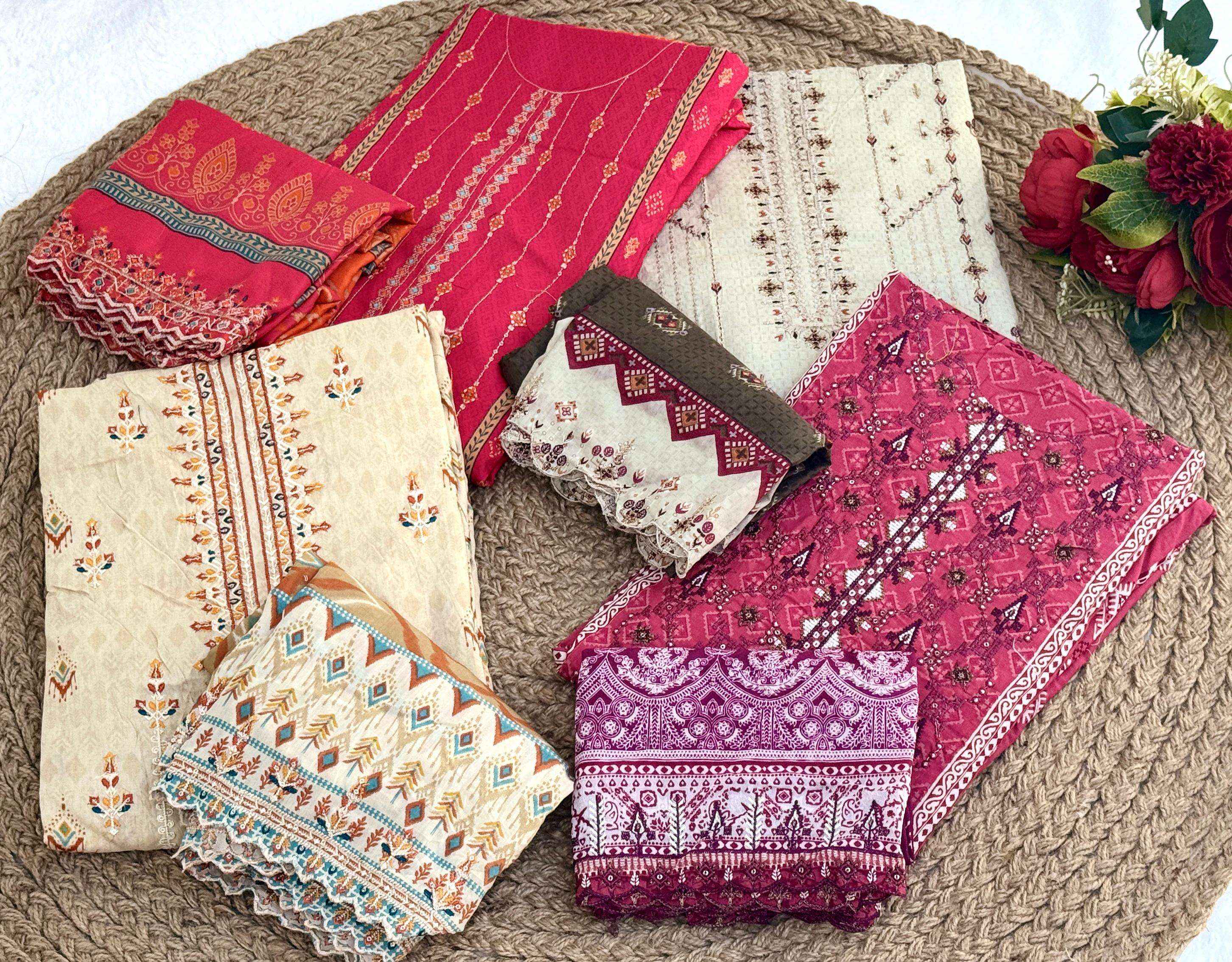 Jihan Crafted Elegance Vol 2 Lawn Dress Material 4 pcs Catalogue