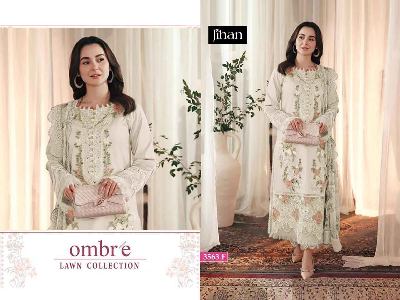 Jihan Ombre Cotton Dress Material 3 pcs Catalogue