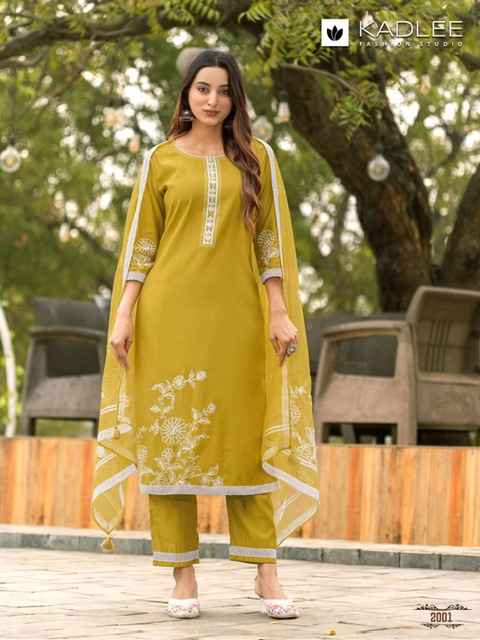 Kadlee Karwaa Viscouse Kurti Combo 4 pcs Catalogue