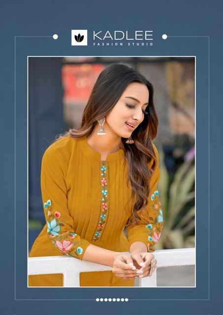 Kadlee Roongta Cotton Kurti With Bottom 4 pcs Catalogue