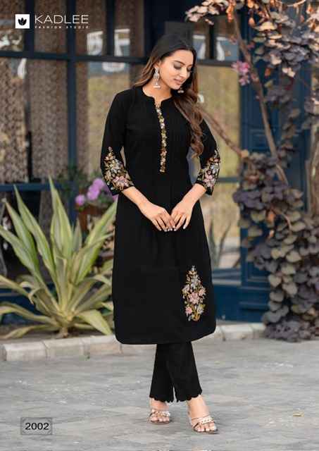 Kadlee Roongta Cotton Kurti With Bottom 4 pcs Catalogue