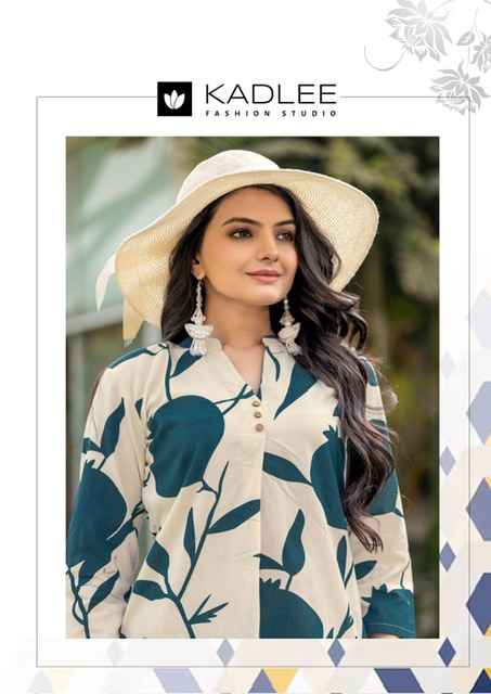 Kadlee Rosy Rayon Co Ord Set 5 pcs Catalogue