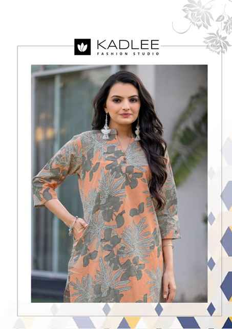 Kadlee Rosy Rayon Co Ord Set 5 pcs Catalogue