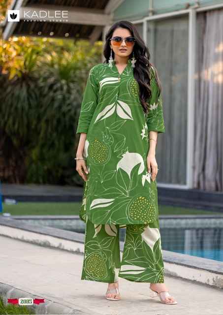 Kadlee Rosy Rayon Co Ord Set 5 pcs Catalogue