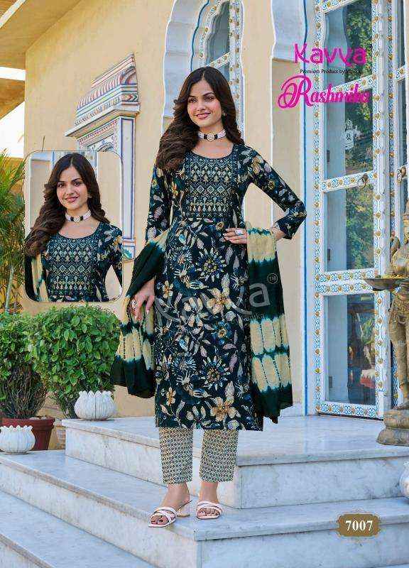 Kavya Rashmika Vol 7 Rayon Kurti Combo 10 pcs Catalogue